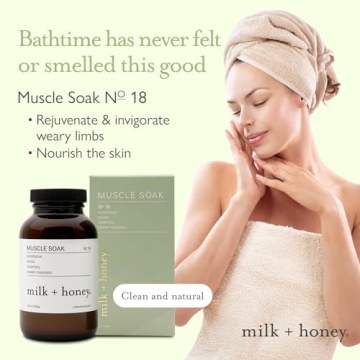 milk + honey Muscle and Bath Soak No. 18 for Relaxation