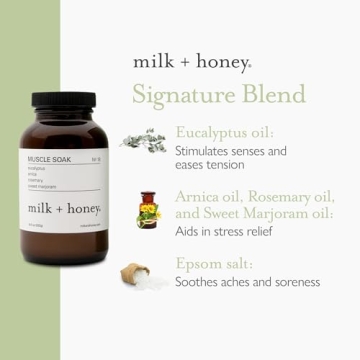 milk + honey Muscle and Bath Soak No. 18 for Relaxation