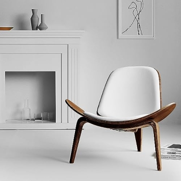 Elegant OAKHAM Shell Chair, Stylish Ergonomic Accent Chair