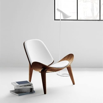 Elegant OAKHAM Shell Chair, Stylish Ergonomic Accent Chair