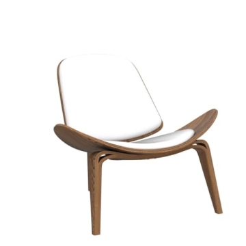 Elegant OAKHAM Shell Chair, Stylish Ergonomic Accent Chair
