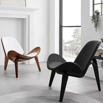 Elegant OAKHAM Shell Chair, Stylish Ergonomic Accent Chair