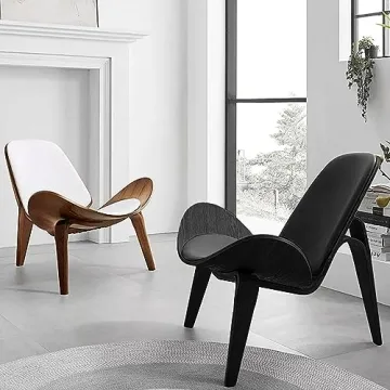Elegant OAKHAM Shell Chair, Stylish Ergonomic Accent Chair