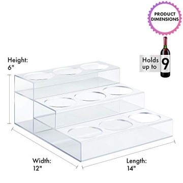 Acrylic Coffee Syrup Organizer Rack for Kitchen and Bar