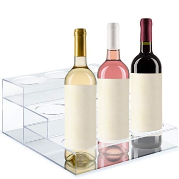 Acrylic Coffee Syrup Organizer Rack for Kitchen and Bar