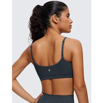 CRZ YOGA Butterluxe Adjustable Spaghetti Strap Bra