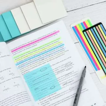 MultiBey 800Pcs Highlight Strips for Books