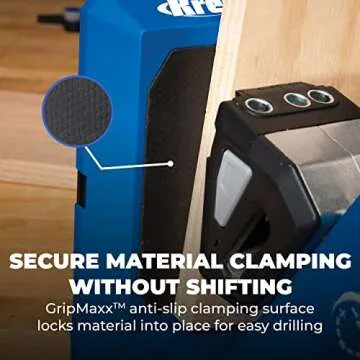 Kreg KPHJ720 Pocket-Hole Jig 720 - Durable Kreg Pocket-Hole Jig - Easy Clamping & Adjusting - For Materials 1/2" to 1 1/2" Thick