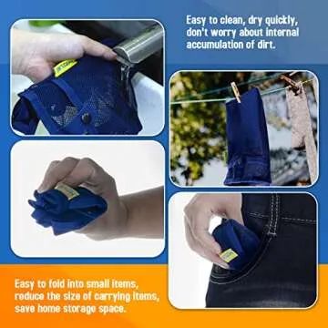 MZTUE 2-Pcs Water Bottle Holder with Strap, Premium Easy Clean, Light Water Bottle Carrier Bag with Pocket for Hiking, Walking, Travel