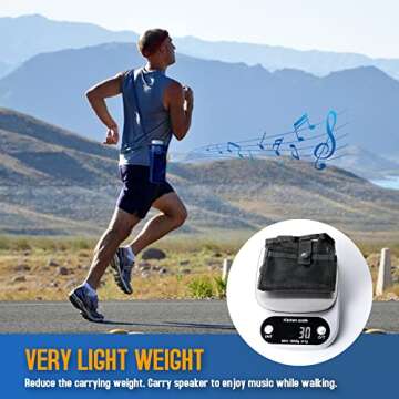 MZTUE 2-Pcs Water Bottle Holder with Strap, Premium Easy Clean, Light Water Bottle Carrier Bag with Pocket for Hiking, Walking, Travel