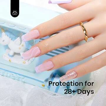 Beetles Pink Color Base Gel Nail Polish 1 Pcs 15ml Nude Gel Polish Pink Nail Polish Color Base Gel 3 in 1 Pastel Builder Base for Nails Base Coat Nail Strengthener Soak Off Nail Art