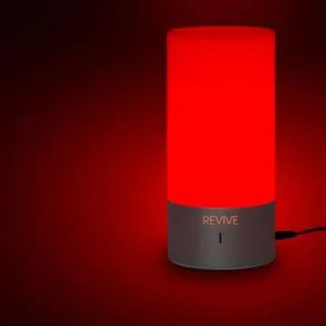 Revive - 670nm Red Light Sleep Lamp by Gamma - Melatonin Promoting Natural Sleep Aid, Bedroom & Nursery Nightlight