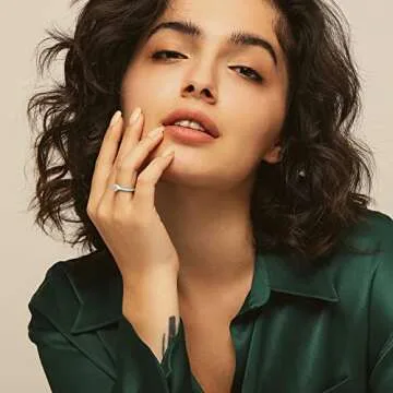 BLOSSOM & HUE Turquoise Enamel Ring | Size 8 | East-West Pear Shaped Solitaire CZ | 18K Gold Plated Sterling - Colorful Enamel