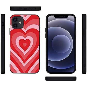 Adorable LUOWAN Love Heart Case for iPhone 12 Pro Max