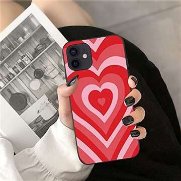 Adorable LUOWAN Love Heart Case for iPhone 12 Pro Max