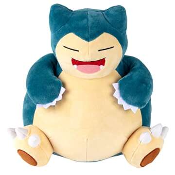 Pokemon 12" Large Snorlax Plush - Officially Licensed - Generation One - Authentic 12-inch Soft Stuf...