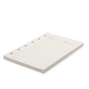 Moterm A7/Pocket Planner Insert, 4-Pack Binder Notebook Organiser Refills Paper, 3.23 x 4.84 Inch 10...