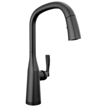 Delta Faucet Stryke Matte Black Touch Kitchen Faucet with Pull Down Sprayer