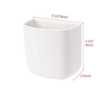 Lunmore 2 Pack Wall Mounted Remote Control Holder with Adhesive