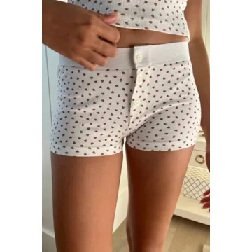 Adoeren Women Lounge Shorts - Cute Floral Pajama Sleep Shorts