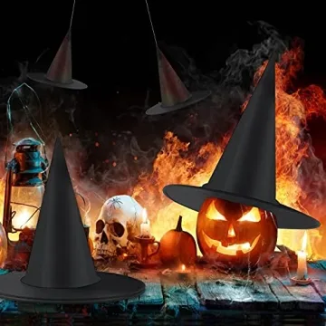 LeeLoon Witch Hat 14 Pack Hanging Halloween Decor