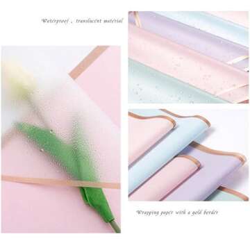Premium Colorful Flower Wrapping Paper for All Occasions