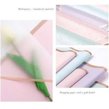 Premium Colorful Flower Wrapping Paper for All Occasions