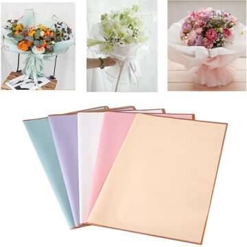 Premium Colorful Flower Wrapping Paper for All Occasions