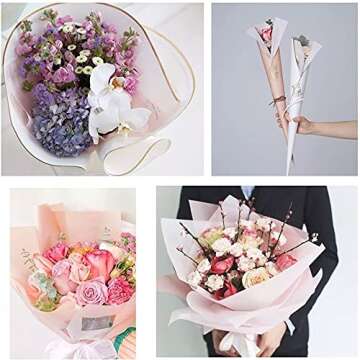 Premium Colorful Flower Wrapping Paper for All Occasions