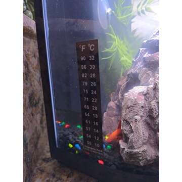 Stick On Thermometer Strip, Digital Temperature Display for Fermenting, Brewing, Wine, Beer, Kombucha or Aquariums. 50-90F (10-32C) Adhesive Sticker 10 Pack (10)