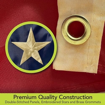 Tea Stained Patriotic Bunting 48" x 24" USA Banner