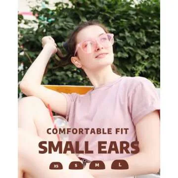 AIHOOR A4ANC Wireless Earbuds Hybrid Active Noise Cancelling with 6 Mics (ENC) Enhanced Calls, Deep Bass Bluetooth 5.1 with Wireless Charging, 30H Playtime IPX5 Headphones for Music Sport (Pink)