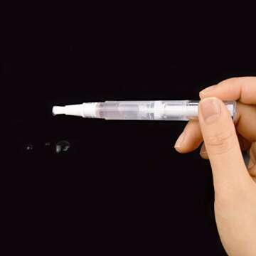 12 Pack Transparent Twist Pens for Beauty and Travel