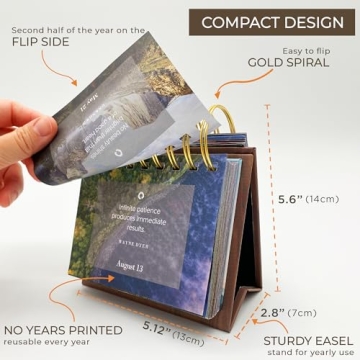 MESMOS 366 Daily Motivational Calendar for Mindfulness