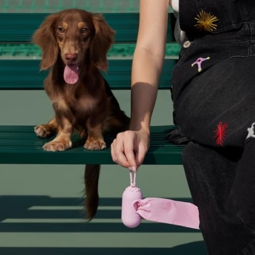 VETRESKA Cherry Blossom Dog Poop Bag Dispenser