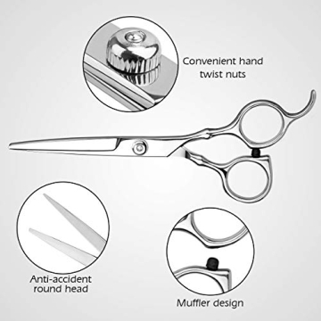 Professional Hair Cutting Scissors Kit for Men and Women