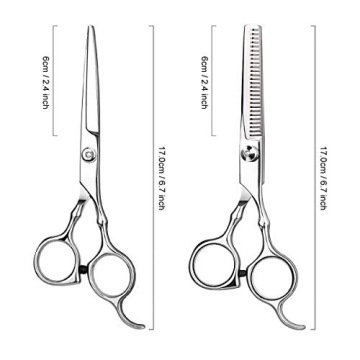 Professional Hair Cutting Scissors Kit for Men and Women