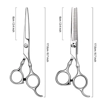 Professional Hair Cutting Scissors Kit for Men and Women