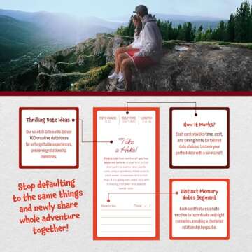 BETTER TOGETHER Scratch Off Date Night Cards - 100 Romantic Couple Questions Card Games - Relationship Cards for Couples Date Night Game Ideas - Couples Games for Girlfriend, Boyfriend, Wife, Husband