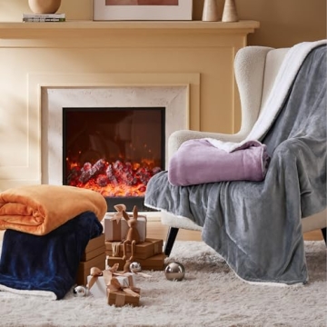 Cozy Sherpa Fleece Throw Blanket for Cold Days