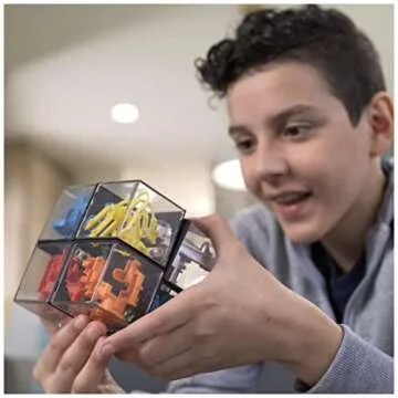 Rubik’s, Perplexus Hybrid 2 x 2 Gravity 3D Maze Game Brain Teaser Fidget Toy Puzzle Ball, for Kids & Adults Ages 8 and up