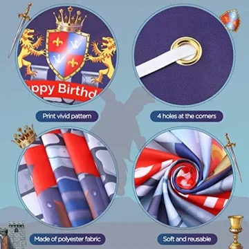 Medieval Party Decorations Banner for Epic Celebrations