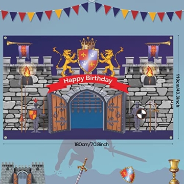 Medieval Party Decorations Banner for Epic Celebrations