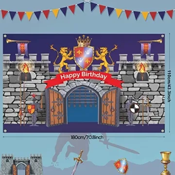 Medieval Party Decorations Banner for Epic Celebrations