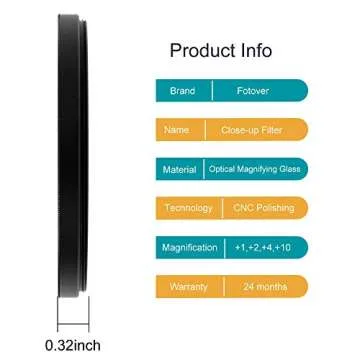 58mm Close-up Filter Kit for Macro Photography Enthusiasts