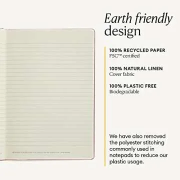 Intelligent Change Premium Daily Small Notebook With Quotes, Lined Journal, Work Notebook, A5 Journal for Writing Notes, To-Do Lists, Creative Writing