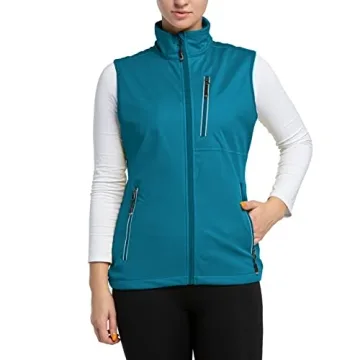 33,000ft Women's Lightweight Running Vest Outerwear with Pockets, Windproof Sleeveless Jacket for Go...