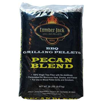 Lumber Jack Pecan Blend BBQ Grilling Pellets - 20 lbs