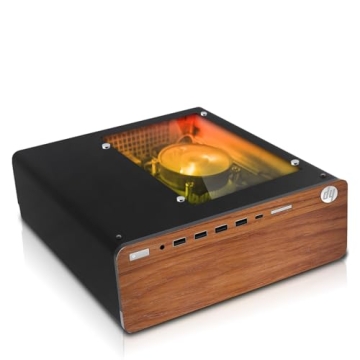 HP Full Dark Gaming PC Desktop – AMD Pro A10-9700, RX 550, 8GB RAM, 256GB SSD