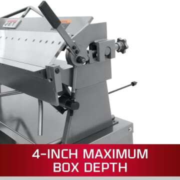 JET 50-Inch Bench Box and Pan Brake, 16-Gauge Mild Steel (BPB-1650)